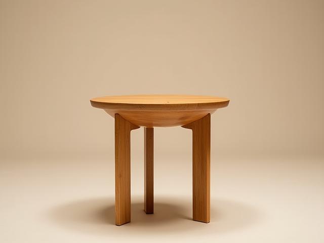 Sustainable bamboo side table